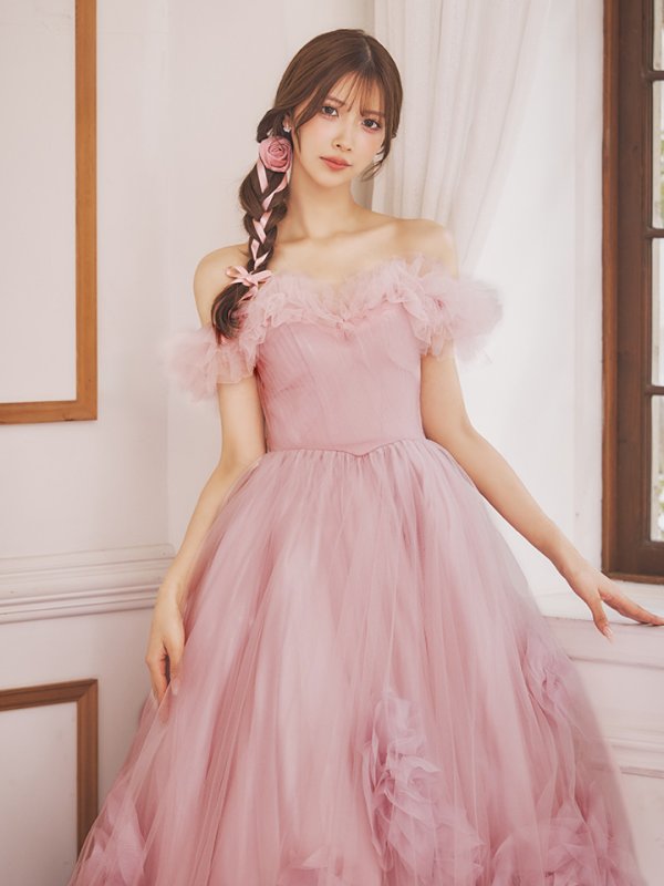 ピンク　モデル：さんご　身長：170cm　着用サイズ：Sサイズ