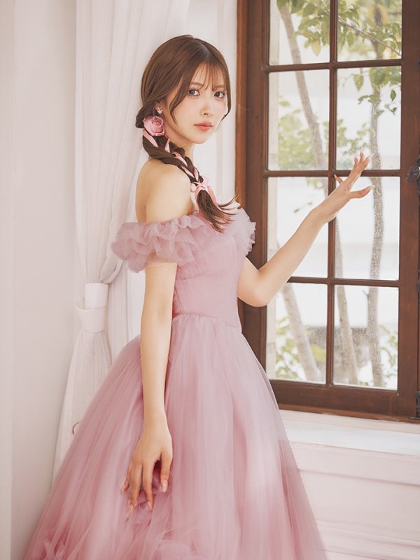 ピンク　モデル：さんご　身長：170cm　着用サイズ：Sサイズ