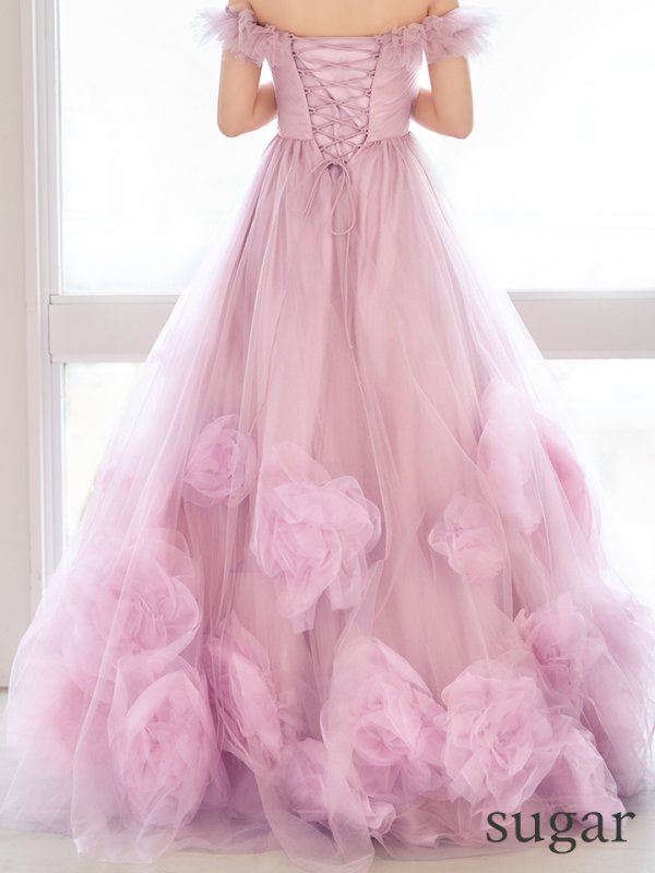 ピンク モデル：りな　身長：160cm　着用サイズ：Sサイズ