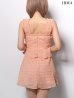 オレンジピンク　モデル：如月れい　身長：156cm　着用サイズ：Sサイズ