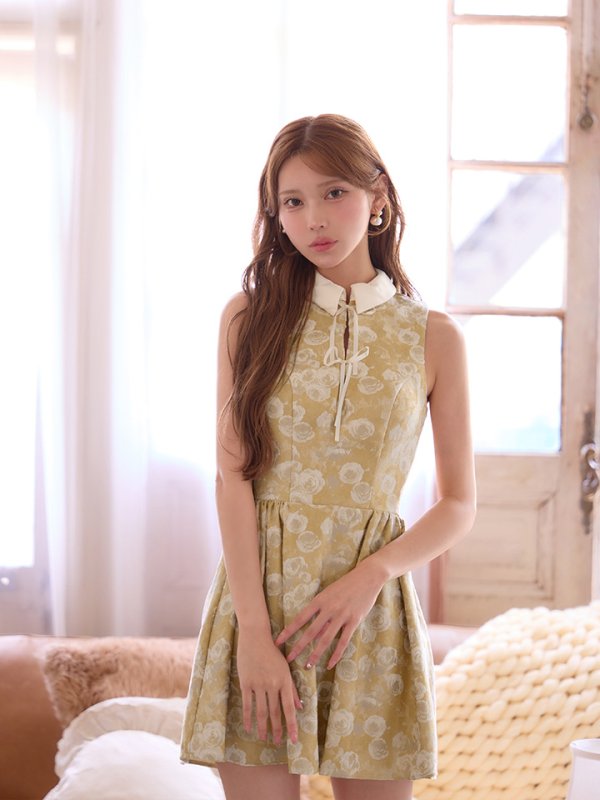 イエロー　モデル：るりぴ　身長：165cm　着用サイズ：Sサイズ