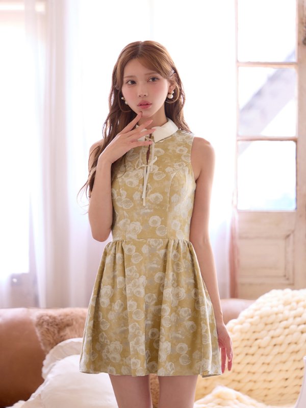 イエロー　モデル：るりぴ　身長：165cm　着用サイズ：Sサイズ