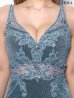 ペリーブルー　モデル：如月れい　身長：156cm　着用サイズ：Mサイズ