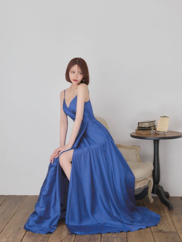 ラピスブルー　モデル：れみ　身長：163cm　着用サイズ：Sサイズ