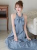 アースブルー　モデル：ゆめ　身長：160cm　着用サイズ：Sサイズ