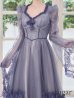 サルヴィアブルー　モデル：ゆめ　身長：160cm　着用サイズ：Sサイズ