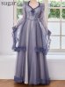 サルヴィアブルー　モデル：ゆめ　身長：160cm　着用サイズ：Sサイズ