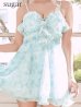 ブルー　モデル：三上悠亜　身長：159cm　着用サイズ：Sサイズ