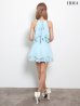 ブルー　モデル：如月れい　身長：156cm　着用サイズ：Sサイズ