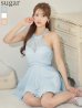 ブルー　モデル：るりぴ　身長：165cm　着用サイズ：Sサイズ