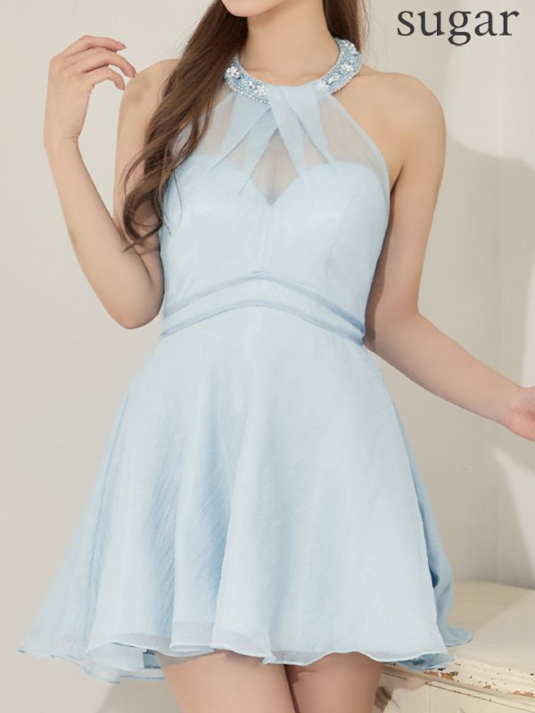ブルー　モデル：るりぴ　身長：165cm　着用サイズ：Sサイズ