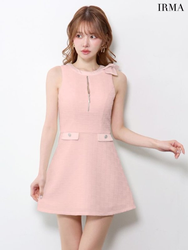 ピンク　モデル：ゆめ　身長：160cm　着用サイズ：Sサイズ