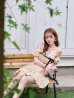 ベージュ　モデル：ゆめ　身長：160cm　着用サイズ：Sサイズ