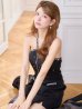 ブラック モデル：まりん　身長：164cm　着用サイズ：Sサイズ