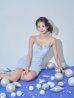 ブルー　モデル：ゆいぴす　身長：170cm　着用サイズ：Sサイズ