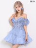 ブルー モデル：如月れい　身長：156cm　着用サイズ：Sサイズ