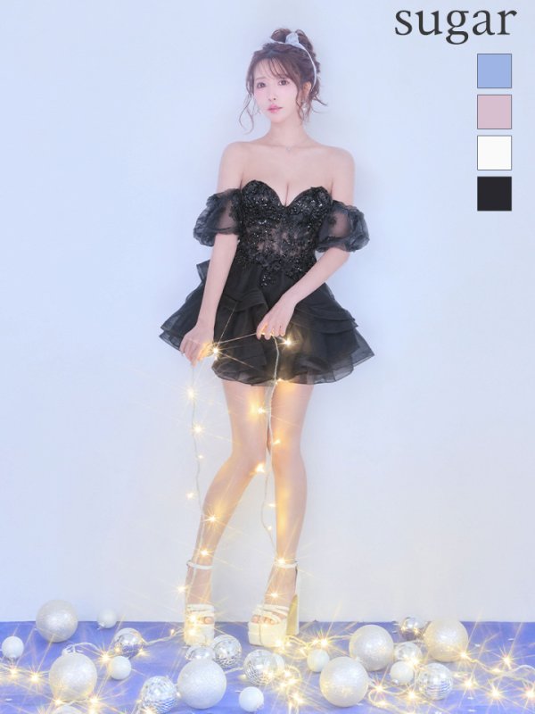 ブラック　モデル：三上悠亜　身長：159cm　着用サイズ：Sサイズ