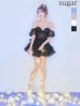ブラック　モデル：三上悠亜　身長：159cm　着用サイズ：Sサイズ