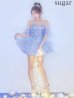 ブルー　モデル：三上悠亜　身長：159cm　着用サイズ：Sサイズ