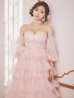 ピンクベージュ　モデル：まみ　身長：161cm　着用サイズ：Sサイズ