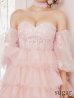 ピンクベージュ　モデル：まみ　身長：161cm　着用サイズ：Sサイズ