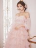ピンクベージュ　モデル：まみ　身長：161cm　着用サイズ：Sサイズ