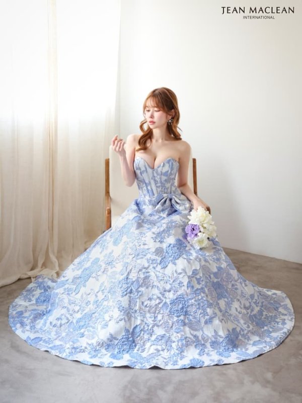 ブルー　モデル：ゆめ　身長：160cm　着用サイズ：Mサイズ