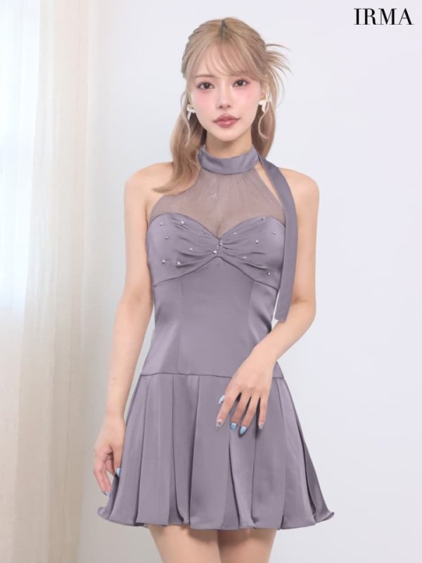 グレッシュモーヴ　モデル：如月れい　身長：156cm　着用サイズ：Sサイズ