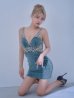 ペリーブルー　モデル：如月れい　身長：156cm　着用サイズ：Sサイズ