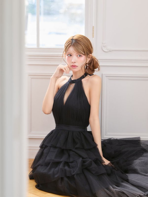 ブラック　モデル：まりん　身長：163cm　着用サイズ：Sサイズ