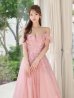 ピンクベージュ　モデル：るりぴ　身長：165cm　着用サイズ：Sサイズ