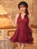 バーガンディ　モデル：羽澄まり 身長：158cm　着用サイズ：Sサイズ
