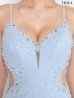 ブルー　モデル：如月れい　身長：156cm　着用サイズ：Sサイズ