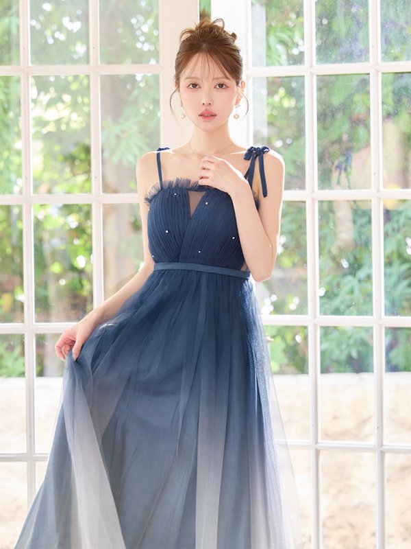 ネイビー　モデル：ゆめ　身長：160cm　着用サイズ：Sサイズ