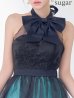 ネイビーxブルー　モデル：ゆめ　身長：160cm　着用サイズ：Sサイズ