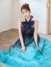 ネイビーxブルー　モデル：ゆめ　身長：160cm　着用サイズ：Sサイズ