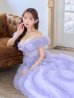 ブルーラベンダー モデル：りな　身長：160cm　着用サイズ：Sサイズ
