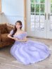 ブルーラベンダー モデル：りな　身長：160cm　着用サイズ：Sサイズ