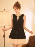 ブラック モデル：ゆめ　身長：160cm　着用サイズ：Sサイズ