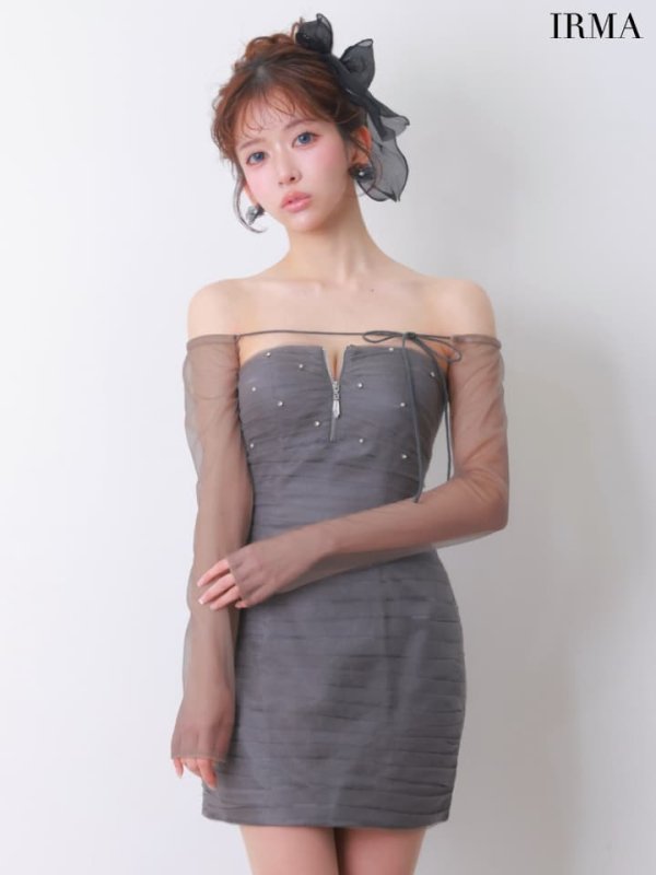 ダークグレー　モデル：飛鳥　身長：160cm　着用サイズ：XSサイズ