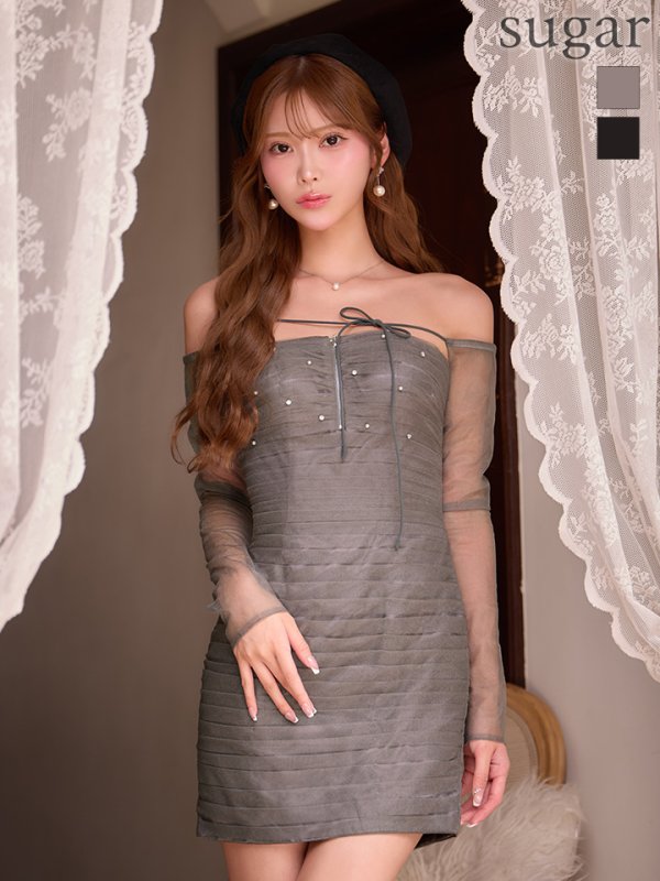 ダークグレー モデル：るりぴ　身長：165cm　着用サイズ：Sサイズ