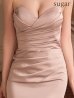 グレージュ　モデル：ゆめ　身長：160cm　着用サイズ：Sサイズ