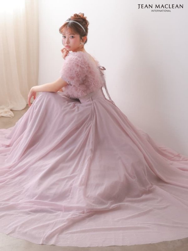 ピンクベージュ　モデル：飛鳥　身長：160cm　着用サイズ：Sサイズ