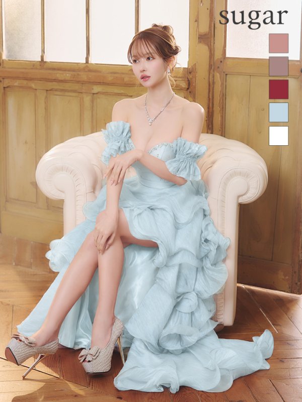 ブルー　モデル：ゆめ　身長：160cm　着用サイズ：Sサイズ