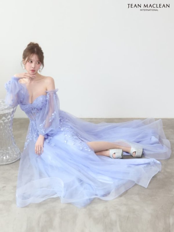 ブルーラベンダー　モデル：ゆめ　身長：160cm　着用サイズ：Mサイズ
