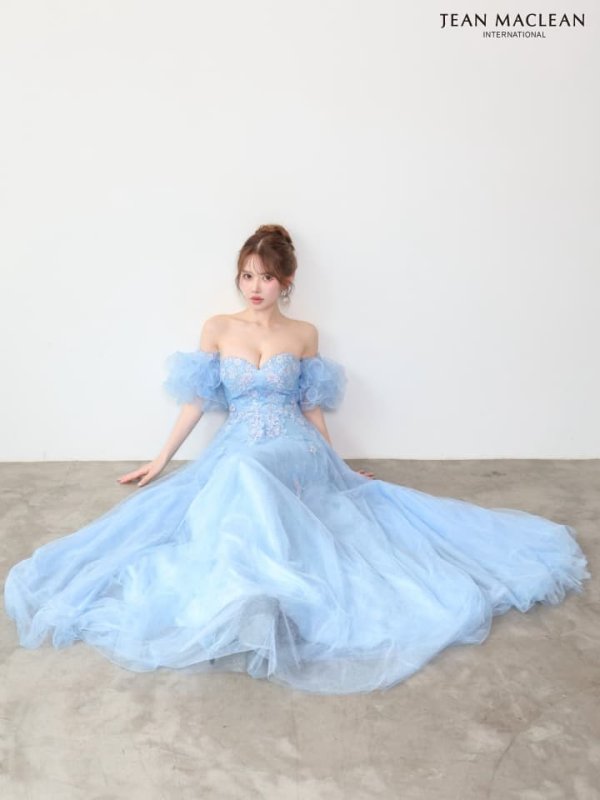 ブルー　モデル：ゆめ　身長：160cm　着用サイズ：Sサイズ