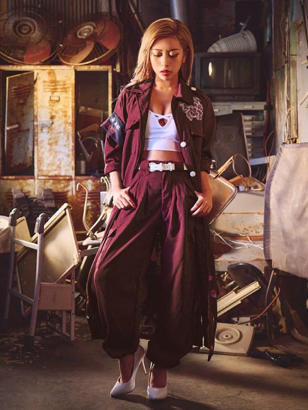 画像8: 【即日発送】特攻服コスプレセット【sugar nineハロウィン4点セット】【S-XLサイズ/6カラー】(7137SB)[HC02]