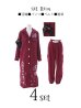 画像22: 【即日発送】特攻服コスプレセット【sugar nineハロウィン4点セット】【S-XLサイズ/6カラー】(7137SB)[YMT]