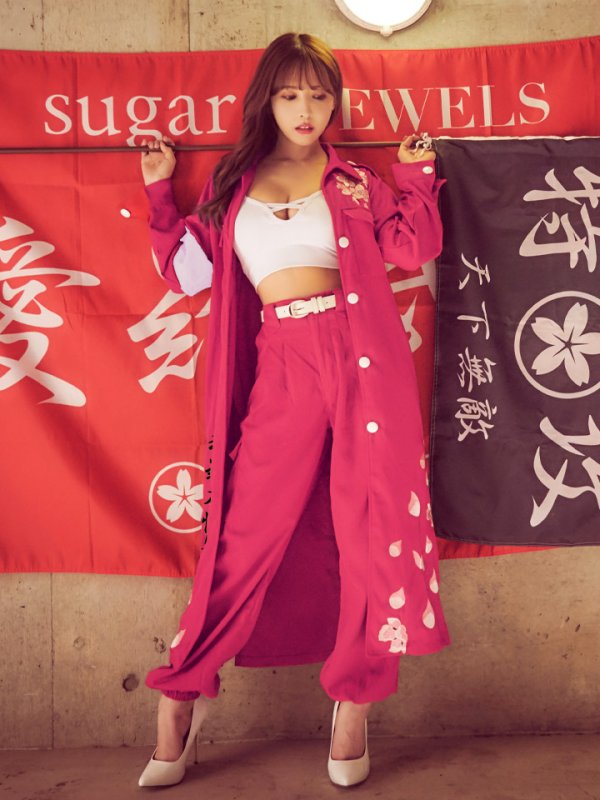 画像13: 【即日発送】特攻服コスプレセット【sugar nineハロウィン4点セット】【S-XLサイズ/6カラー】(7137SB)[HC02]