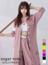 【即日発送】特攻服コスプレセット【sugar nineハロウィン4点セット】【S-XLサイズ/8カラー】(7137SB)[YMT]